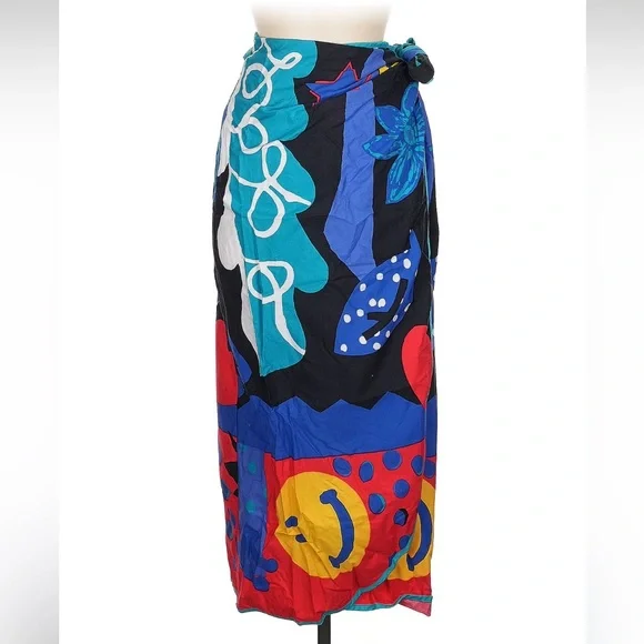 Jeanne Marc Pleated Maxi Skirt 80s JEANNE MARC 80s Set With